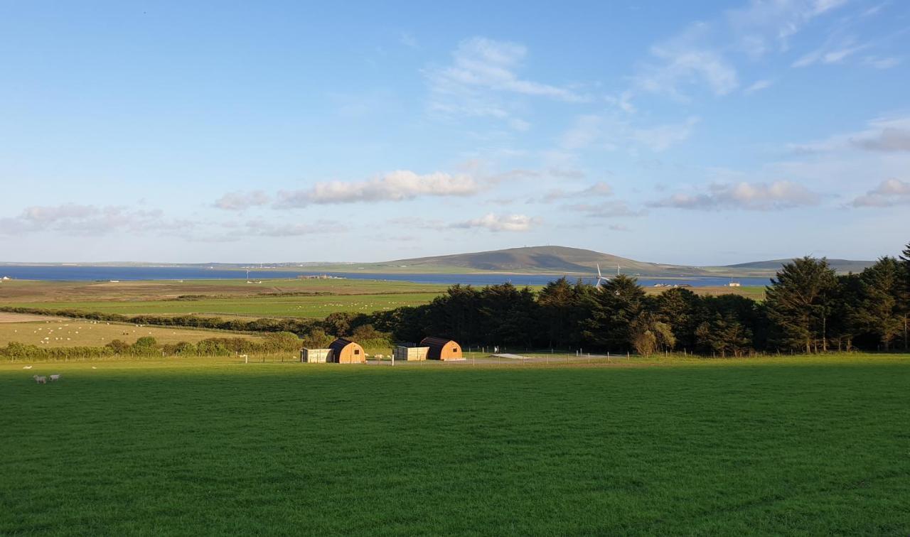 Lilly'S Lodges Orkney Hedgehog Lodge Finstown Dış mekan fotoğraf